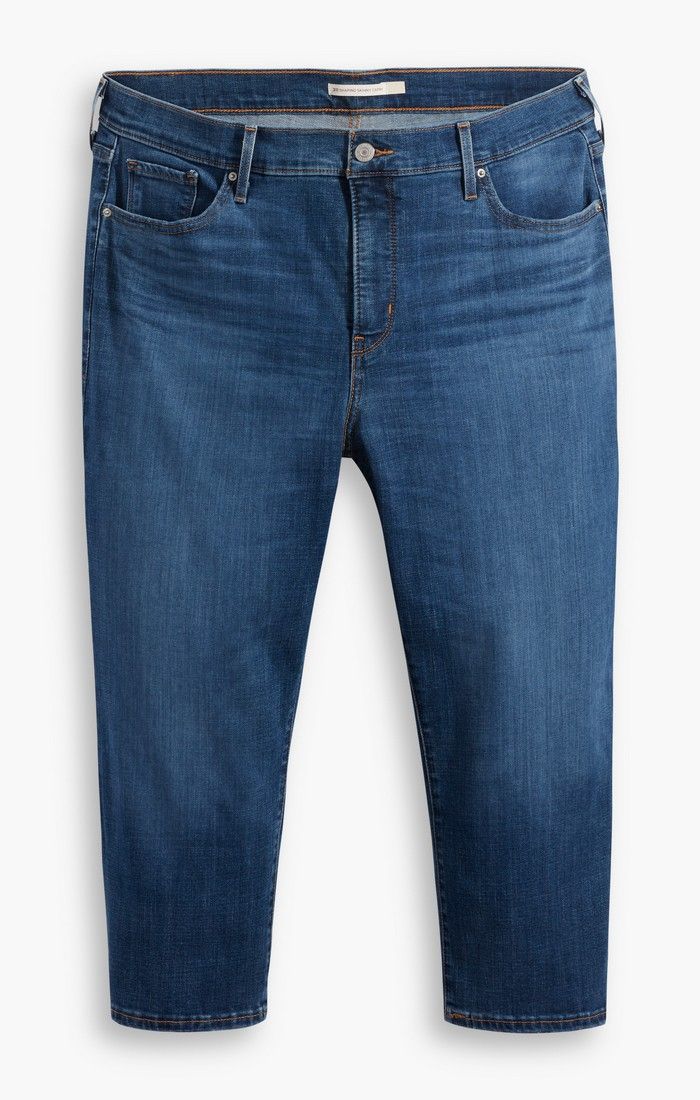 Women's plus size blue Levi's 311 Capri