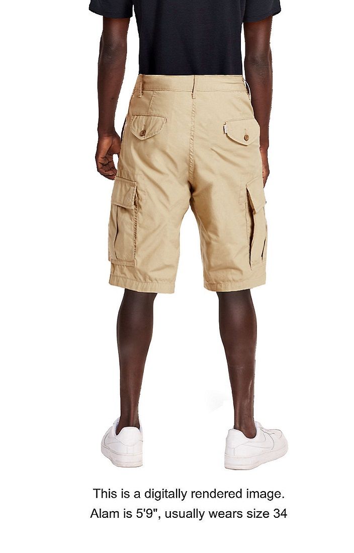 bermuda cargo Levi's beige pour homme