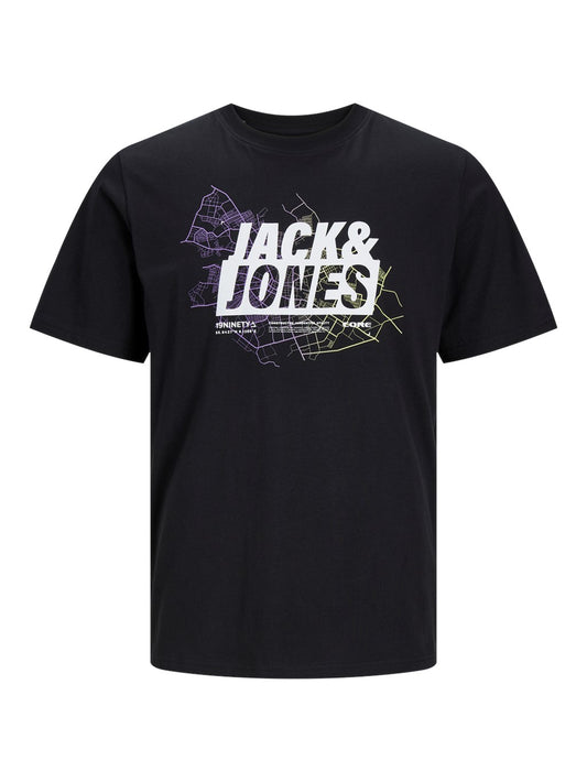 T-shirt noir Jack&Jones pour homme