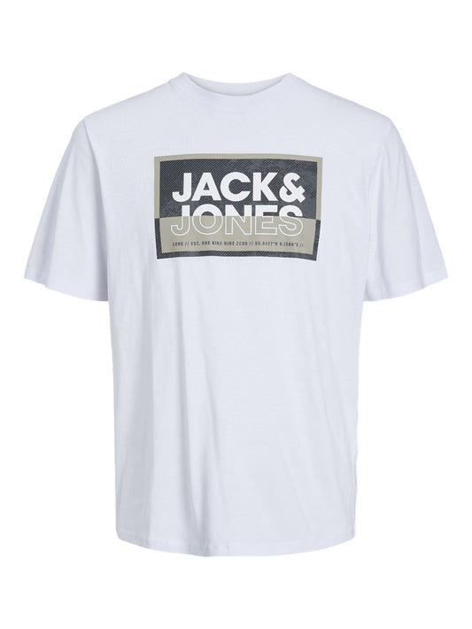 Jack&Jones Men's white t-shirt