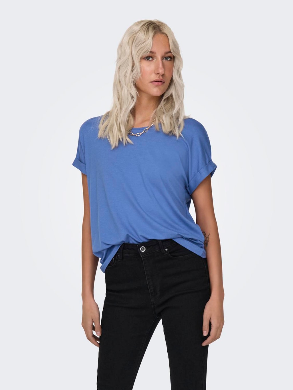 T-SHIRT ONLY BLUE YONDER POUR FEMME