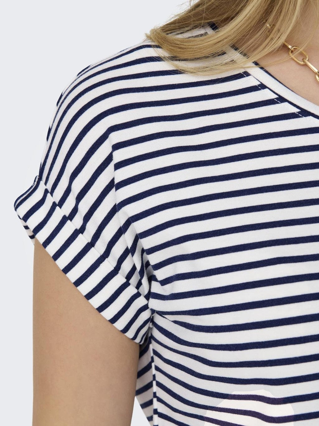 Navy striped t-shirt Only for women