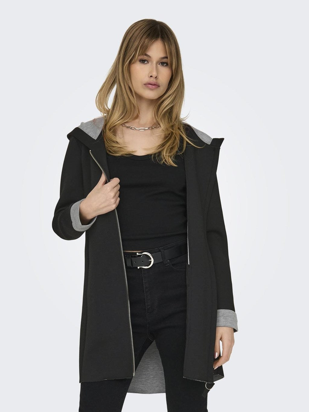 Veste tunique noire Only pour femme