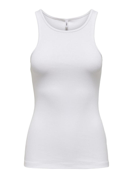 Only white tank top for women