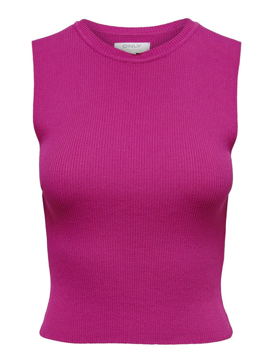 Only pink tank top for women