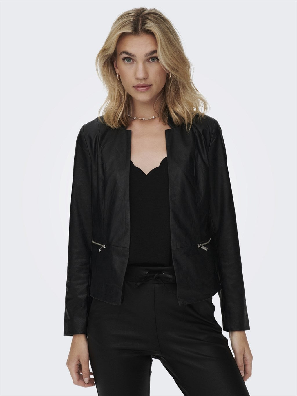 Veston en faux cuir blazer Only pour femme