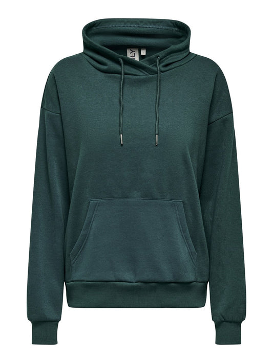 Deep teal Only hoodie for women