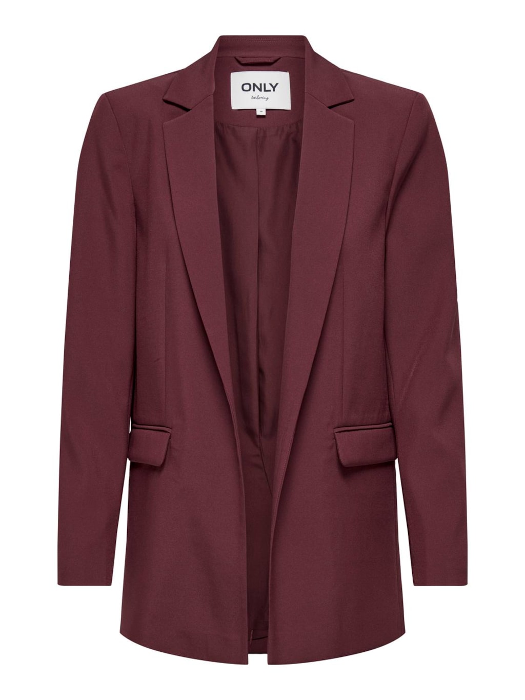 Blazer bourgogne ONLY pour femme