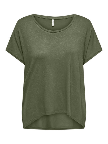 T-shirt vert Only pour femme