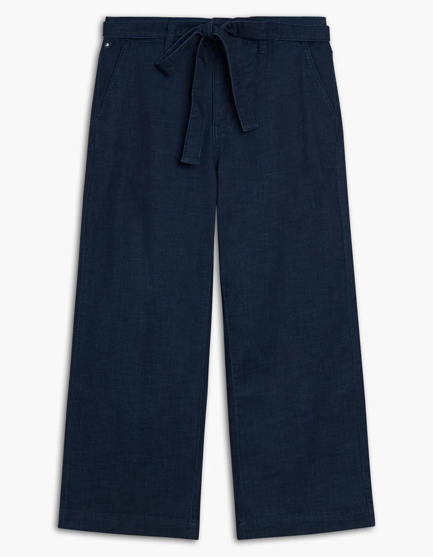 Capri jeans LARGE taille haute Lois femme