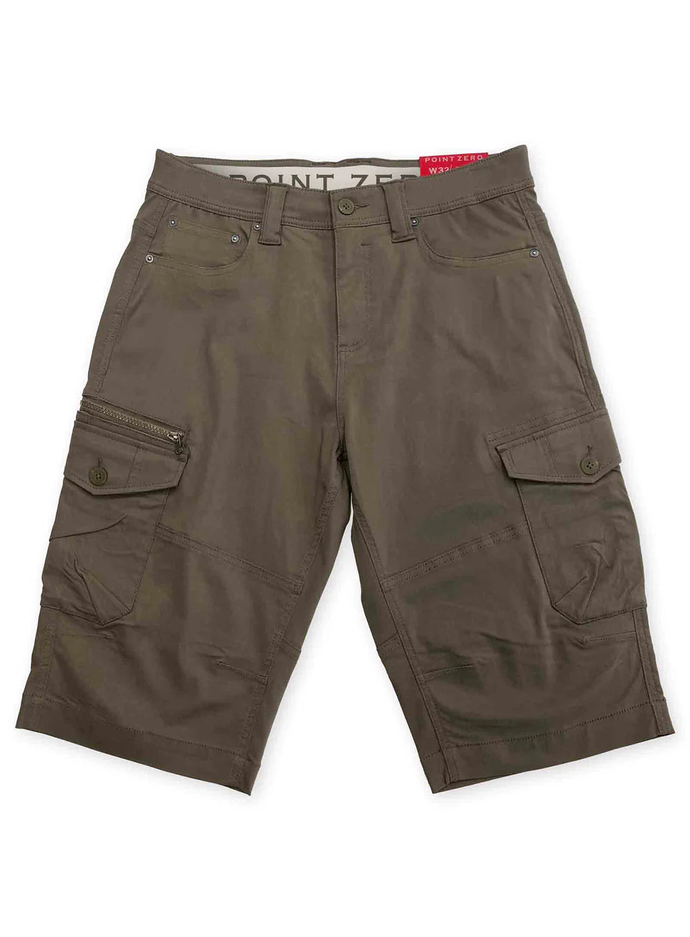 Bermuda capri taupe Point zéro pour homme