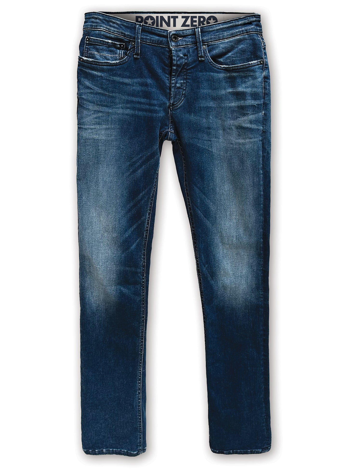 JEANS BLEU WASH POINT-ZERO HOMME