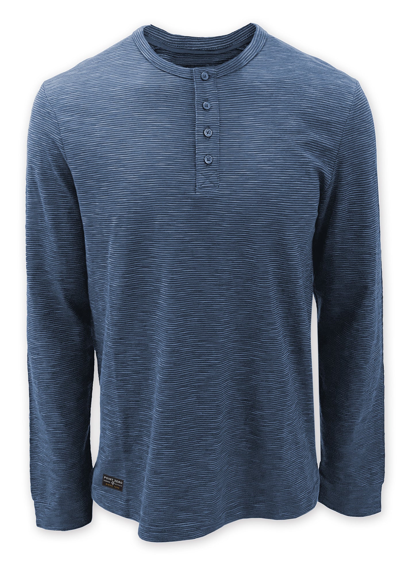 JERSEY M/L POINT-ZERO HOMME BLEU LIGNÉ