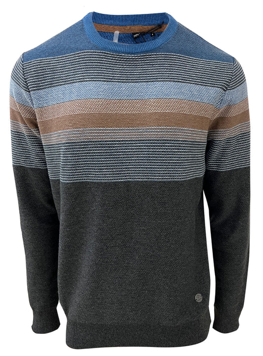 TRICOT BLEU POINT-ZERO POUR HOMME