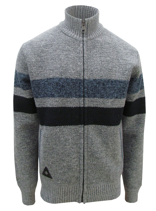 TRICOT GRIS POINT-ZERO POUR HOMME