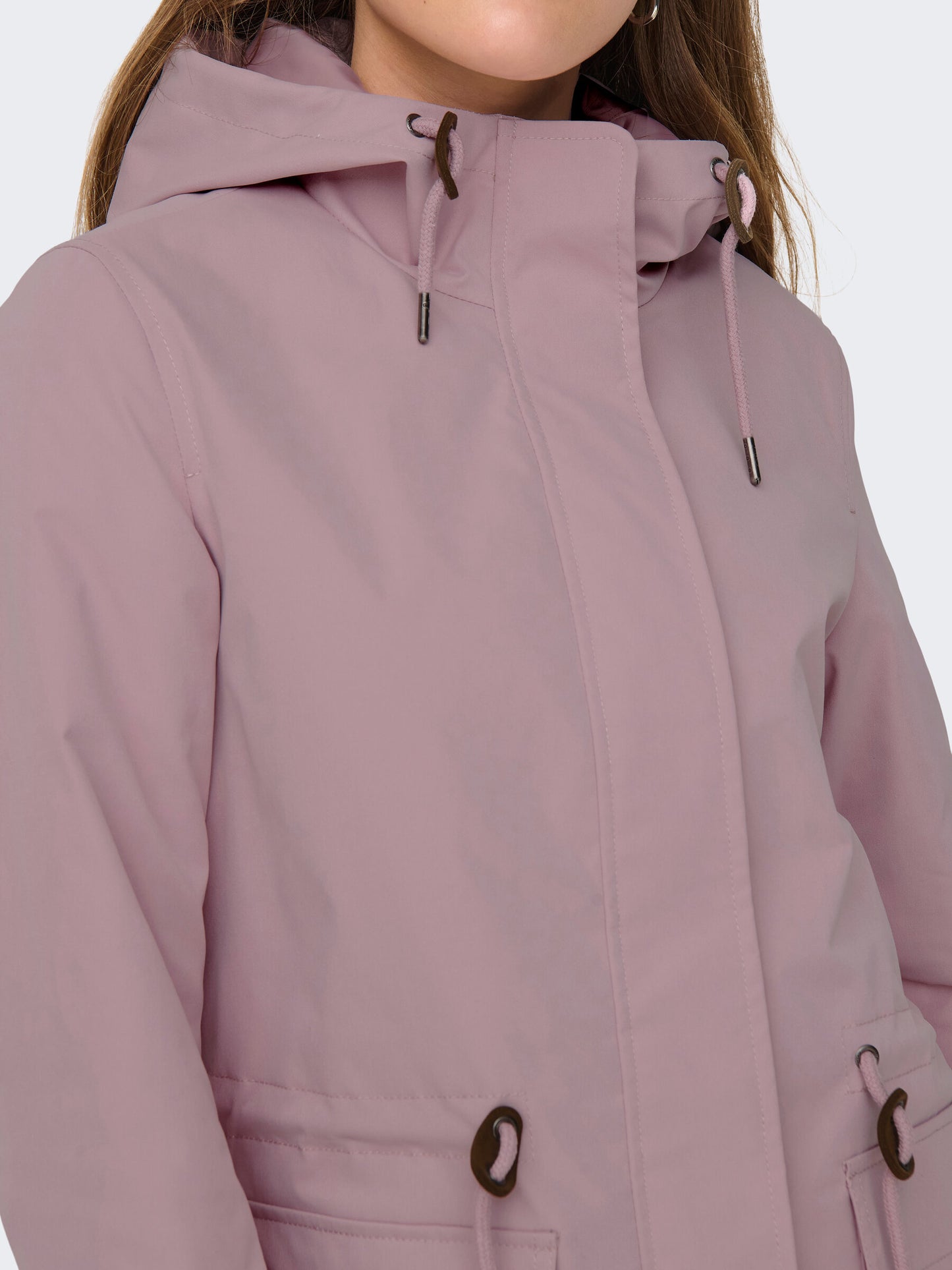 Manteau Mi-saison violet ice Only pour femme