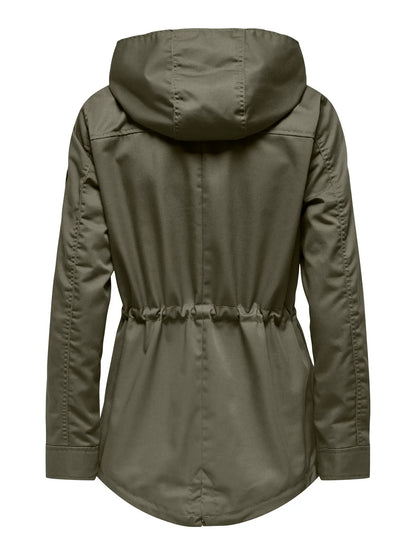 Manteau vert Mi-saison Only pour Femme