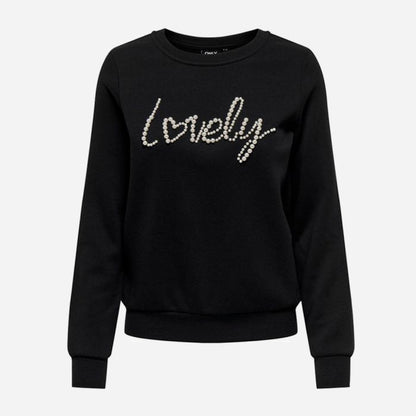 T-SHIRT NOIR LOVELY ONLY FEMME