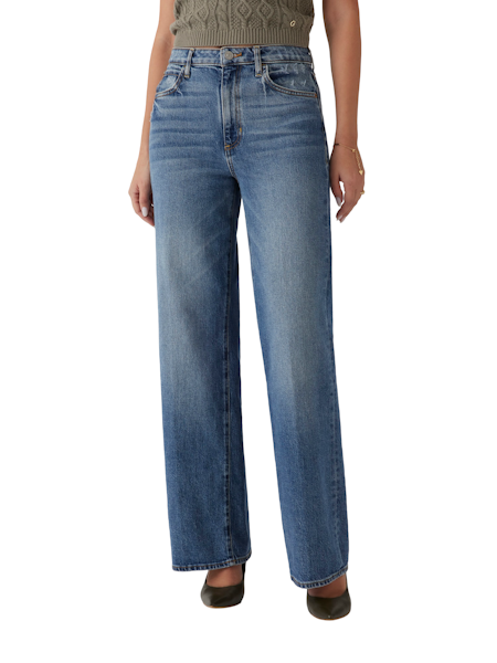 Jeans LARGE taille haute Guess femme