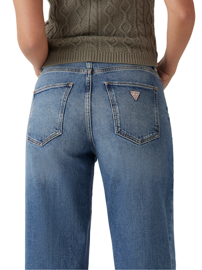 Jeans LARGE taille haute Guess femme