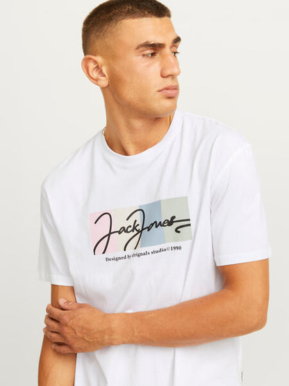 T-SHIRT BLANC JACK & JONES