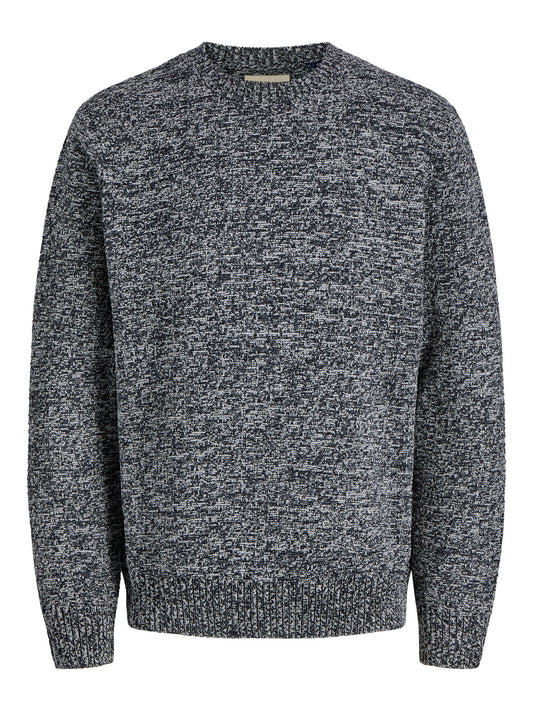 CHANDAIL tricot NAVY JACK & JONES POUR HOMME