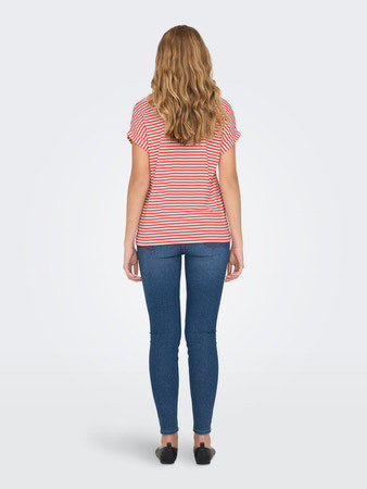 Cayenne striped cropped t-shirt Only Women