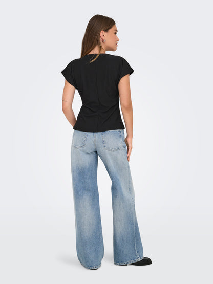 T-SHIRT NOIR ONLY POUR FEMME