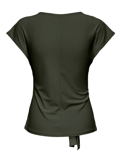 T-SHIRT VERT ONLY POUR FEMME