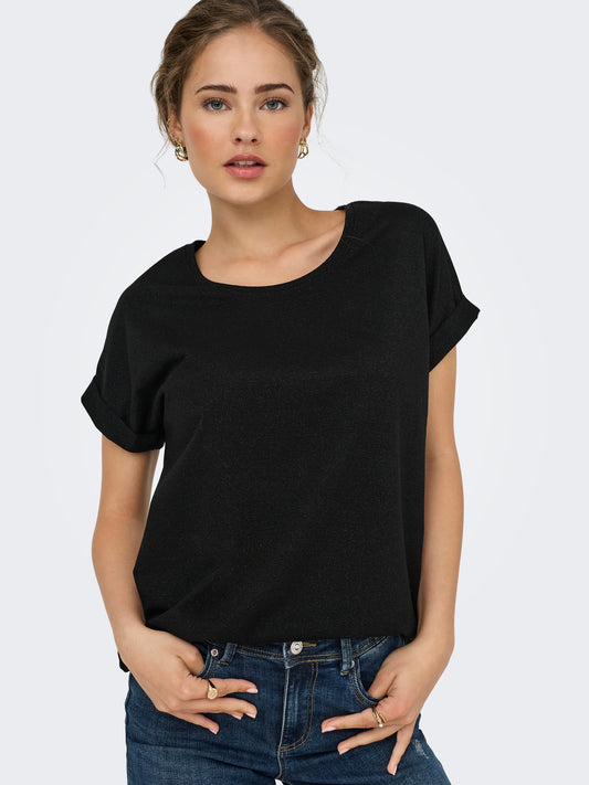 T-SHIRT ÉTINCELANT ONLY POUR FEMME