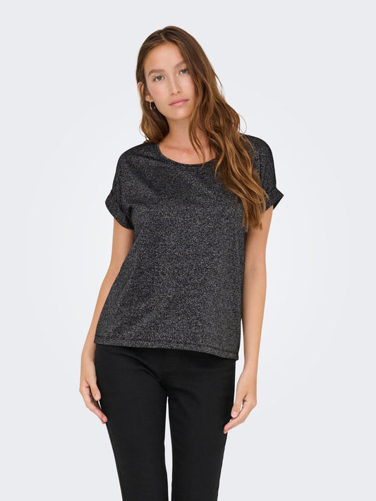 T-SHIRT ÉTINCELANT ONLY POUR FEMME