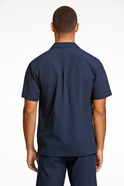 LINDBERGH navy shirt for men