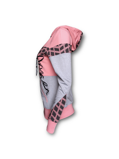 Pink and gray Oxygen jacket for women