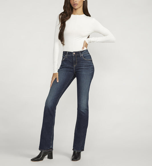 Silver Elyse slim boot jeans for women