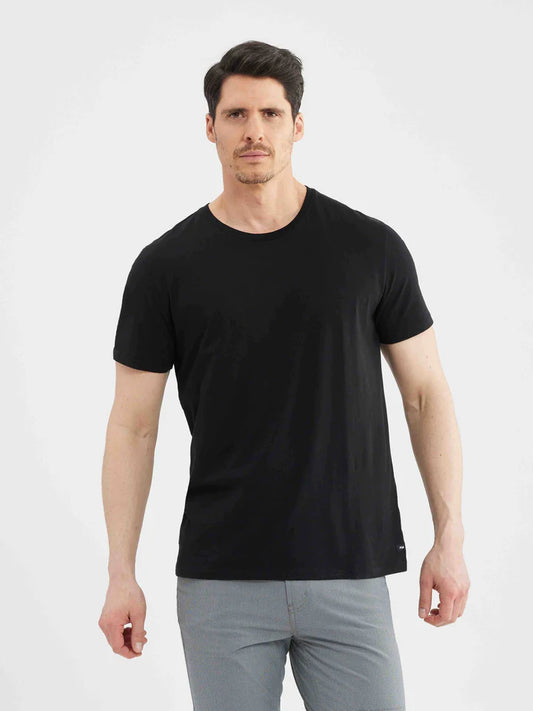 T-shirt noir Lois pour homme