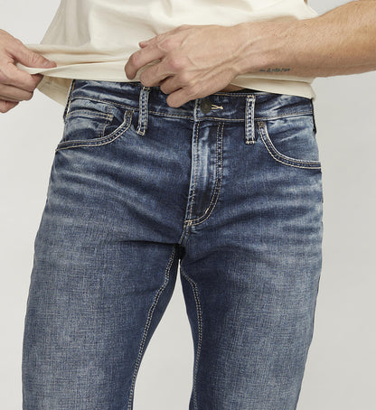 Silver Konrad dark wash jeans for men