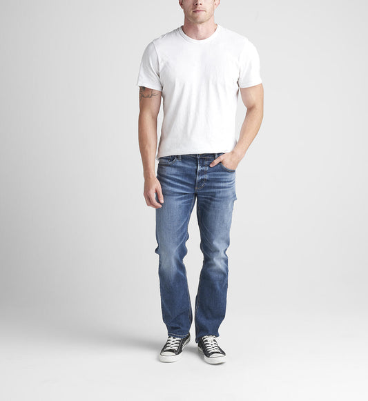 Allan Washed Silver Jeans for Men
