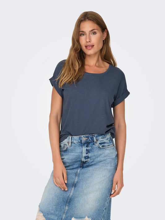 T-SHIRT OMBRE BLUE ONLY  pour femme