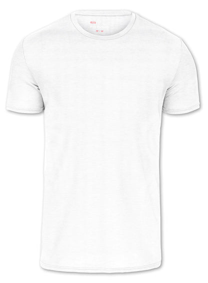 T-shirt blanc Point Zéro pour homme