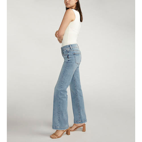 Suki Silver Jeans for women