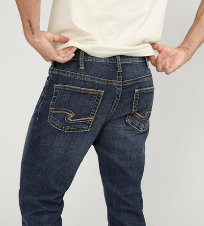 Jeans foncé délavé Silver JACE pour homme