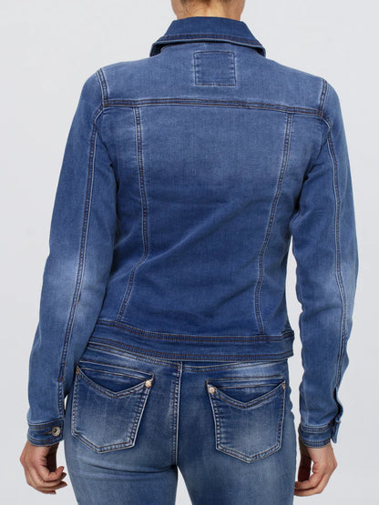 Veste de jeans bleu pâle Lois pour femme