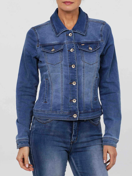 Lois pale blue denim jacket for women