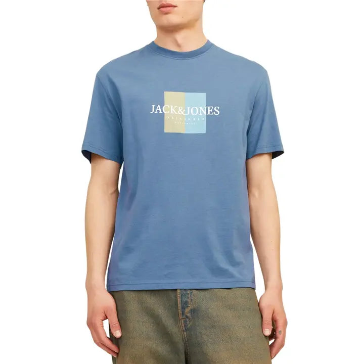 T-shirt BLEU jack & Jones pour homme