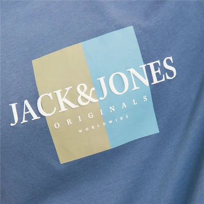 T-shirt BLEU jack & Jones pour homme