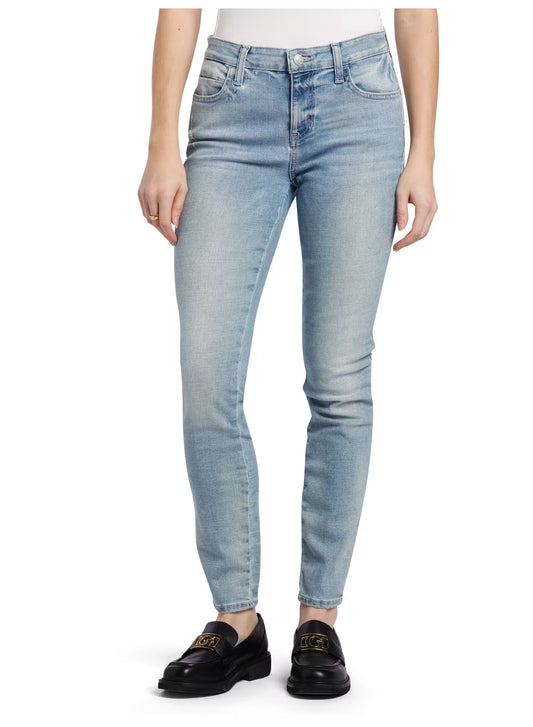 GUESS women's sexy curved blue jeans