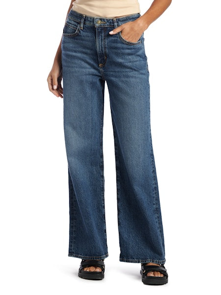 Jeans LARGE taille haute Guess femme