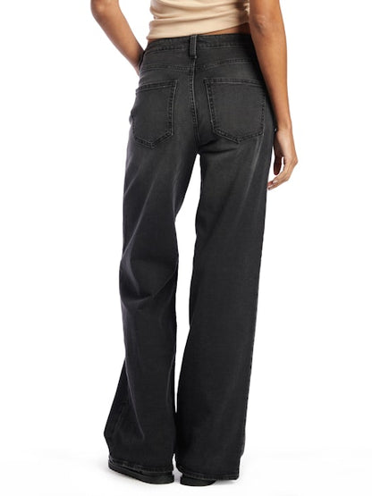 Jeans LARGE taille haute Guess femme