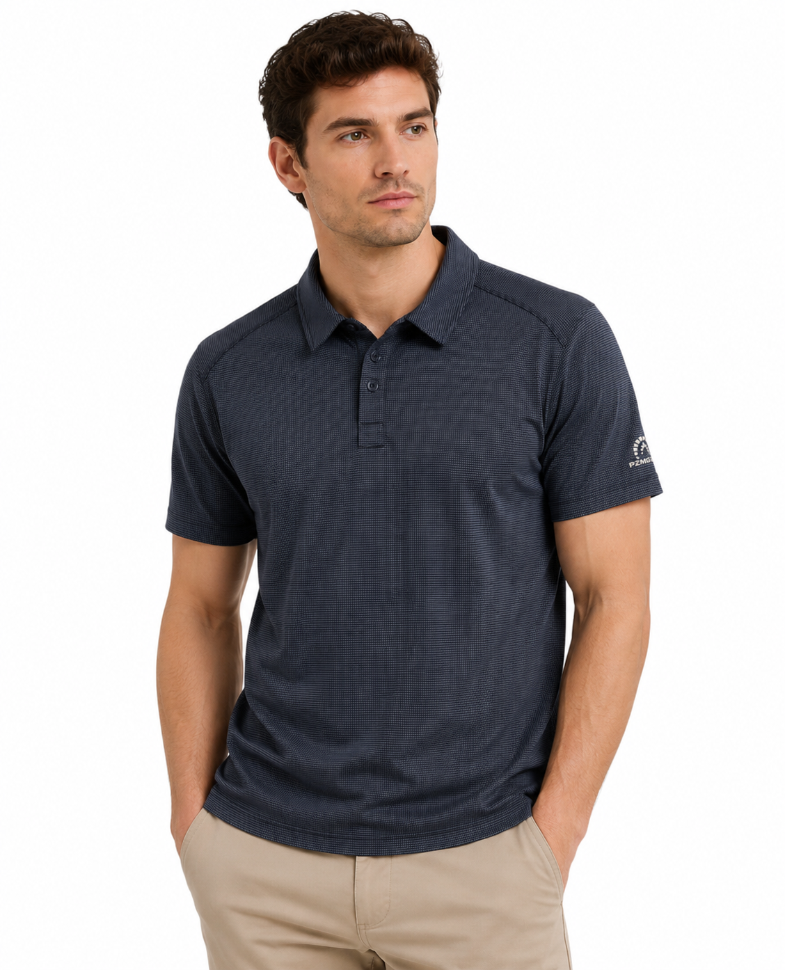 POLO POINT-ZERO POUR HOMME NOIR