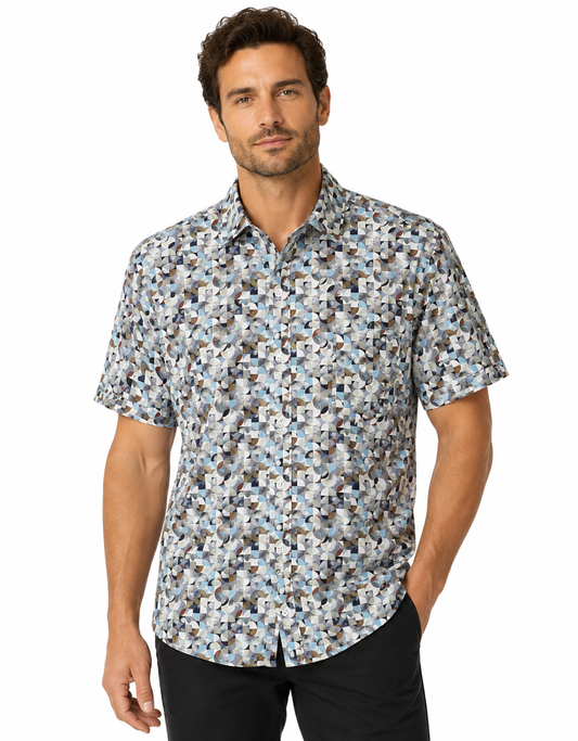 CHEMISE MC POINT-ZERO POUR HOMME